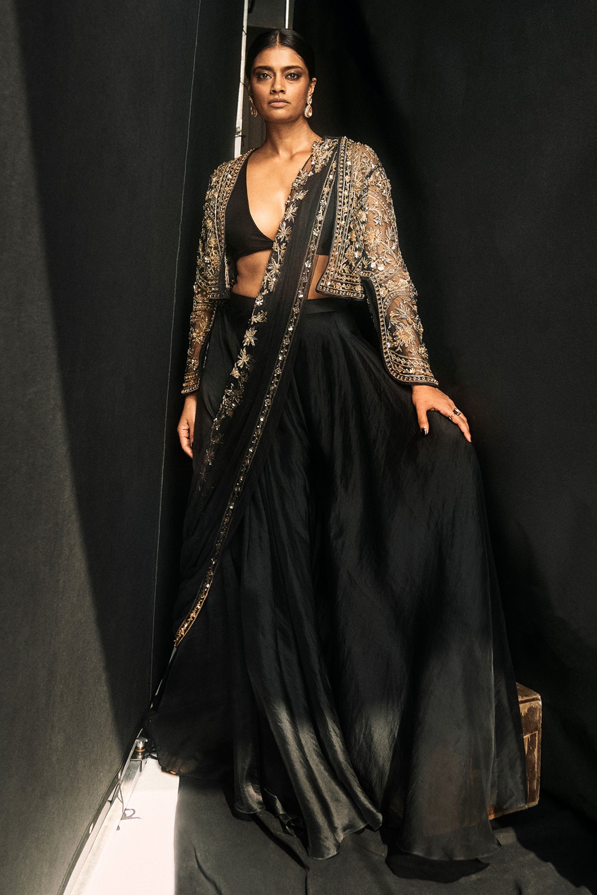 Front Row Saree Set