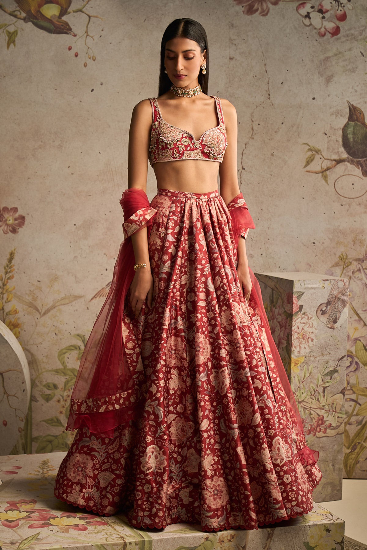 Demi Lehenga Set