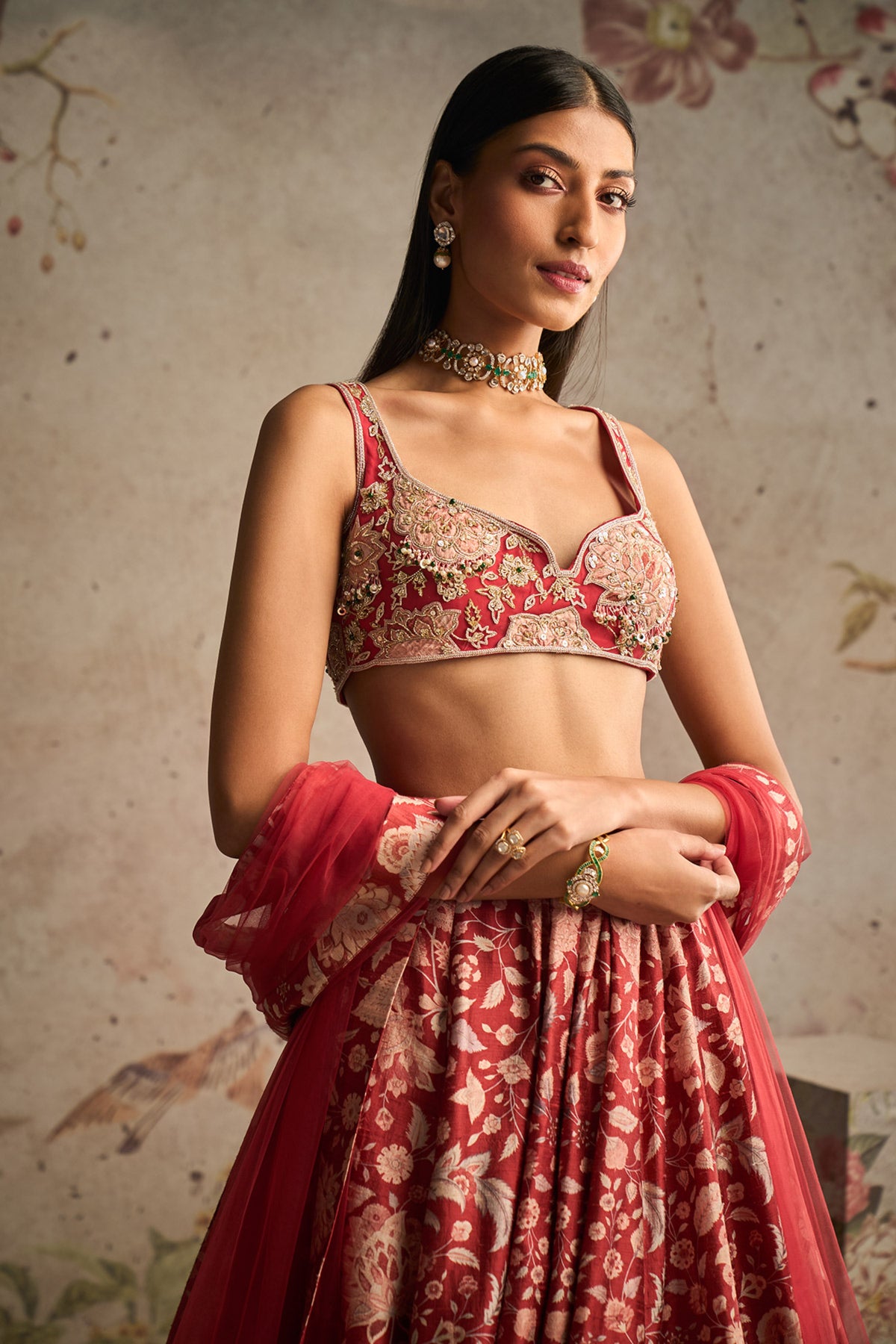 Demi Lehenga Set