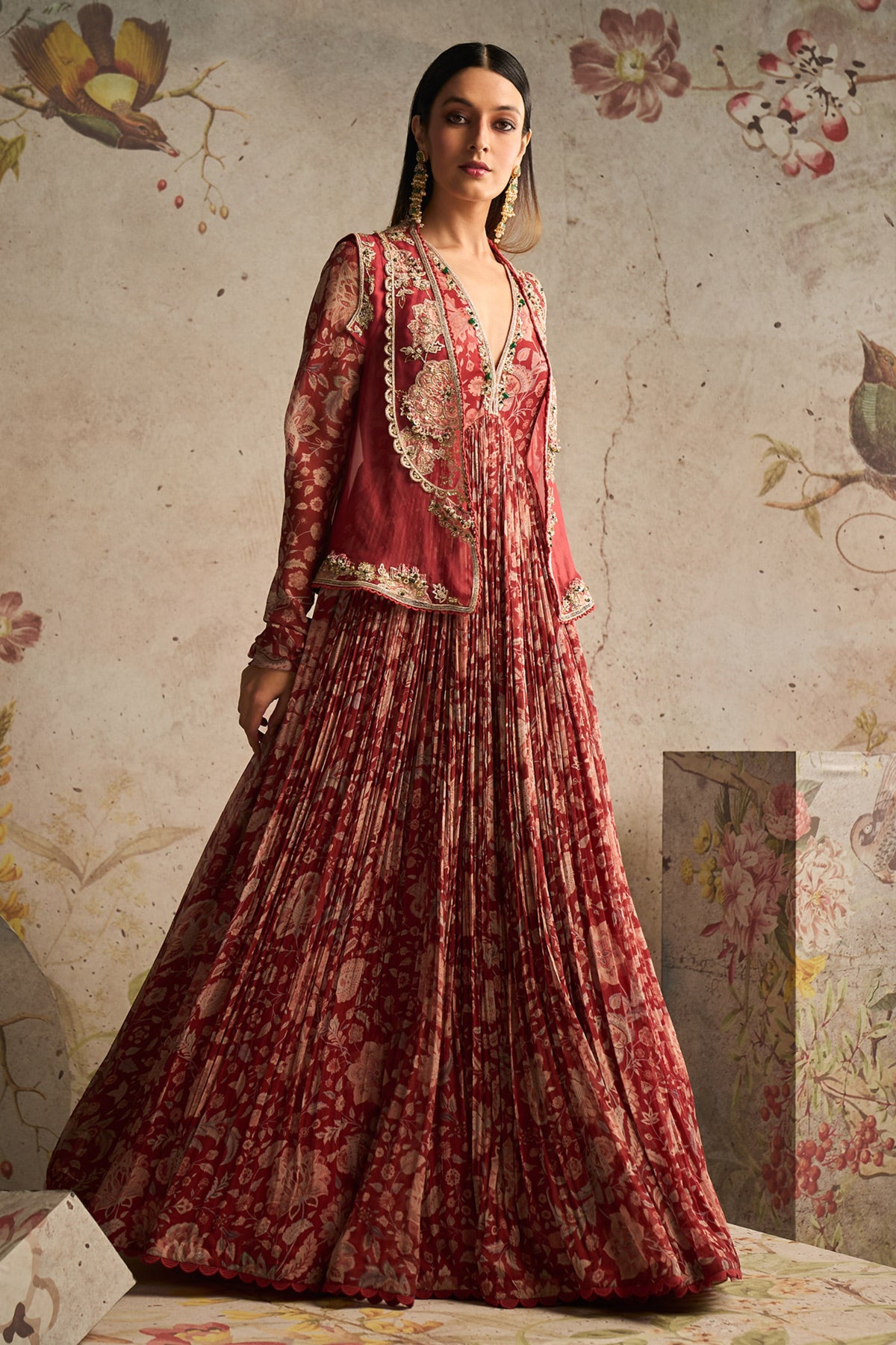 Dazzle Anarkali Set