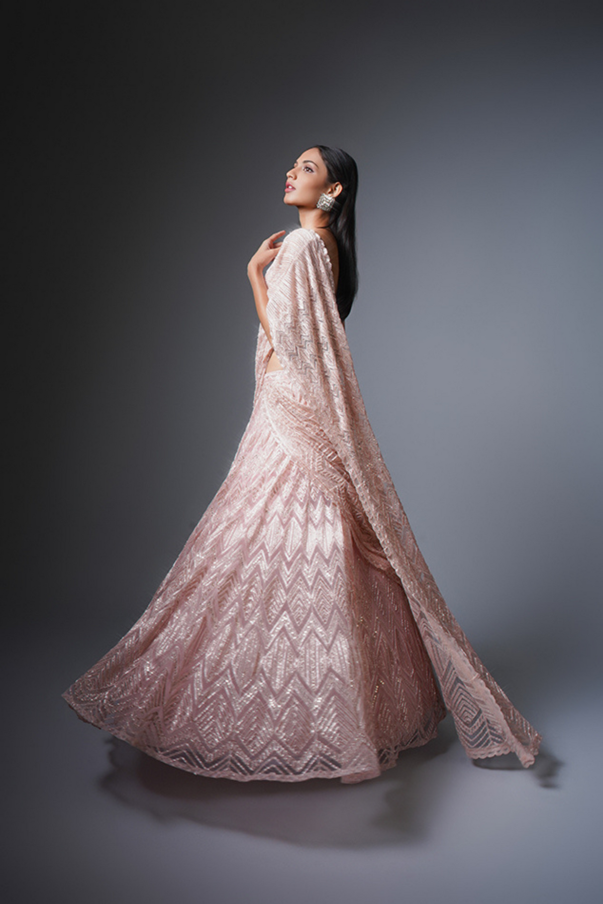 Setareh Lehenga Saree Set