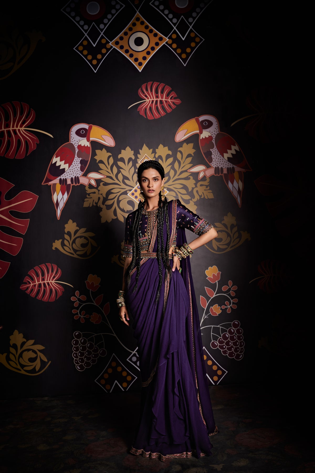 Basira saree set