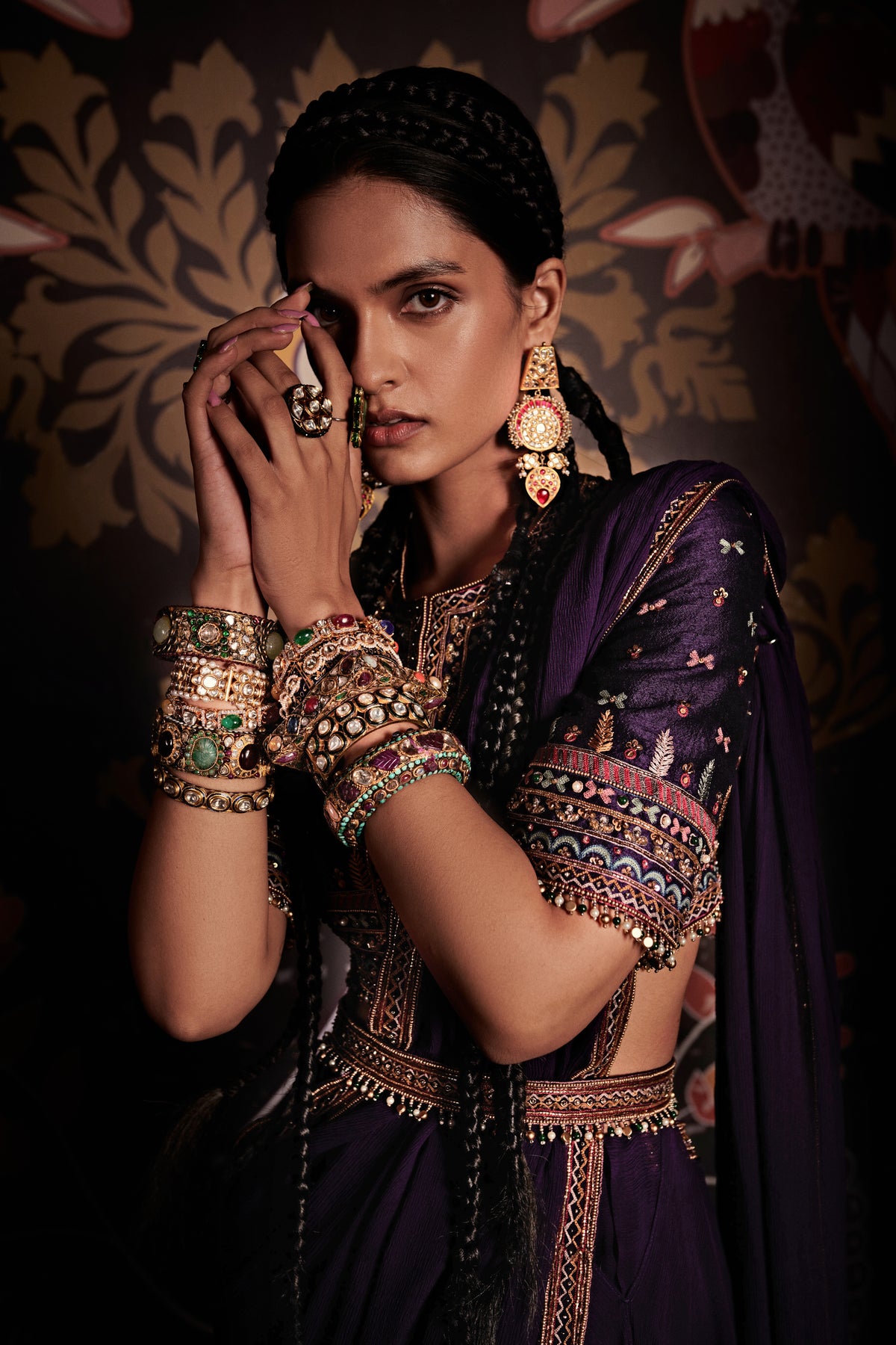 Basira saree set