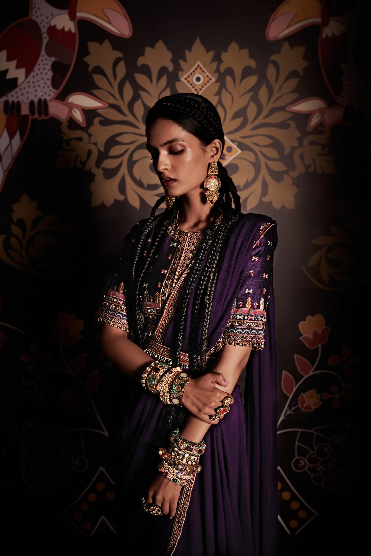 Basira saree set