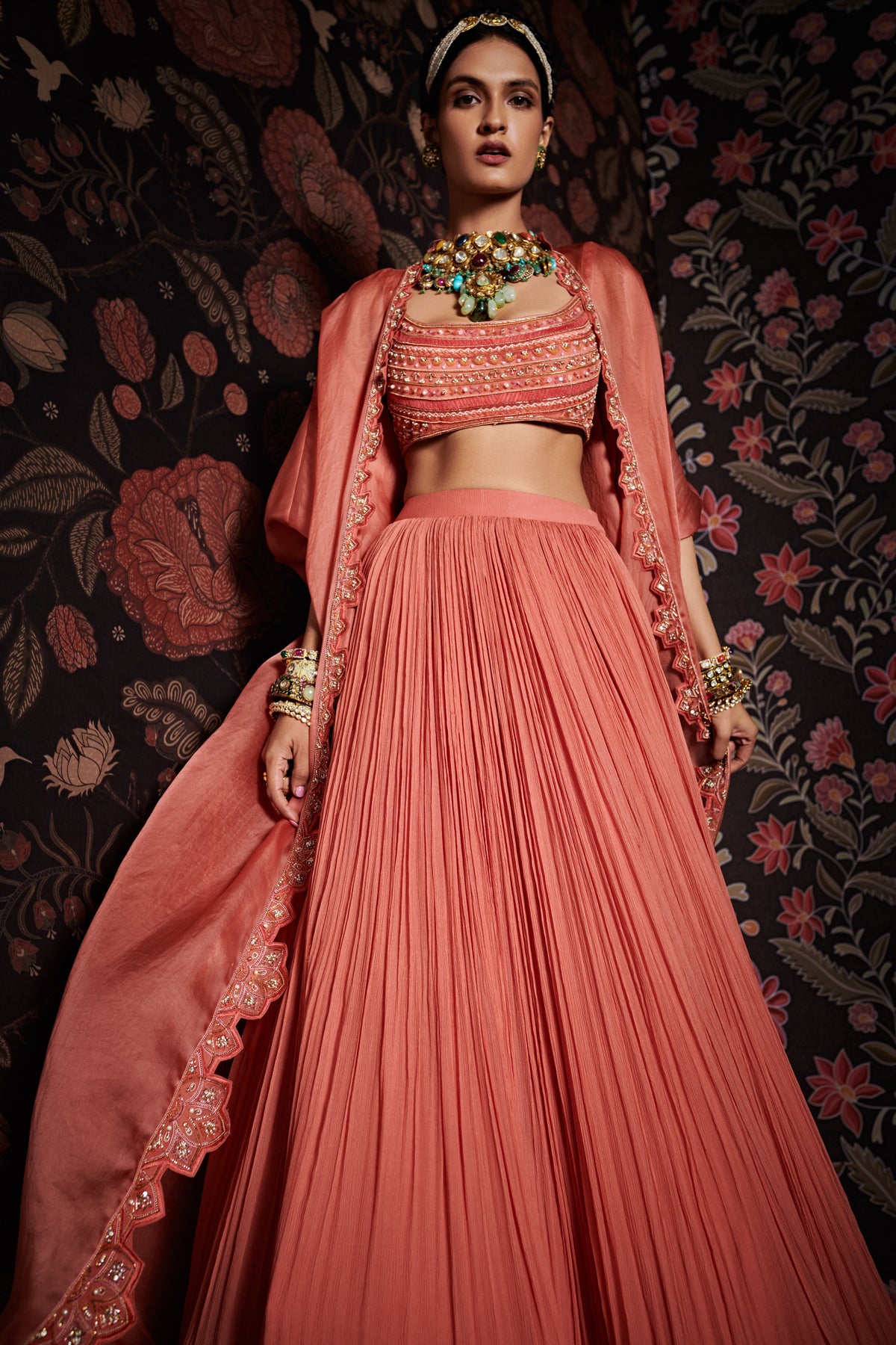 Navdha skirt set