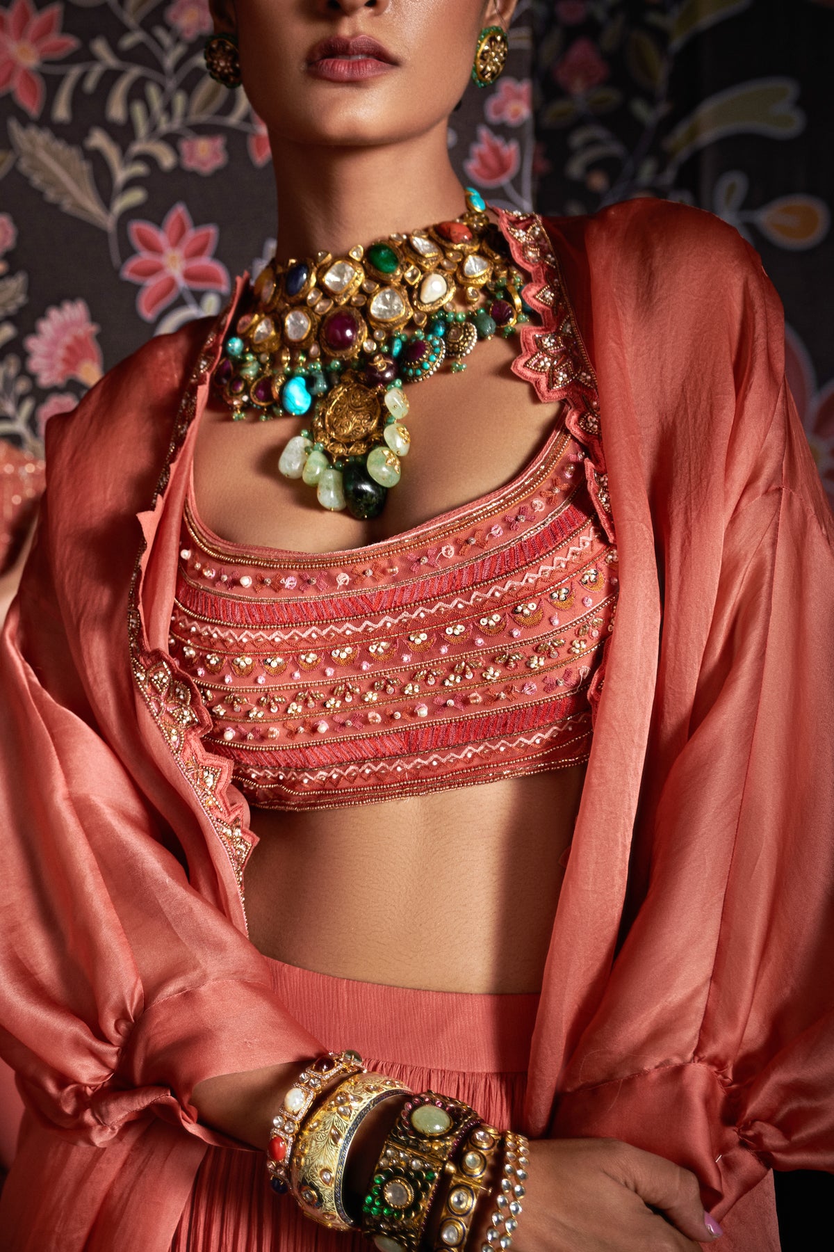 Navdha skirt set