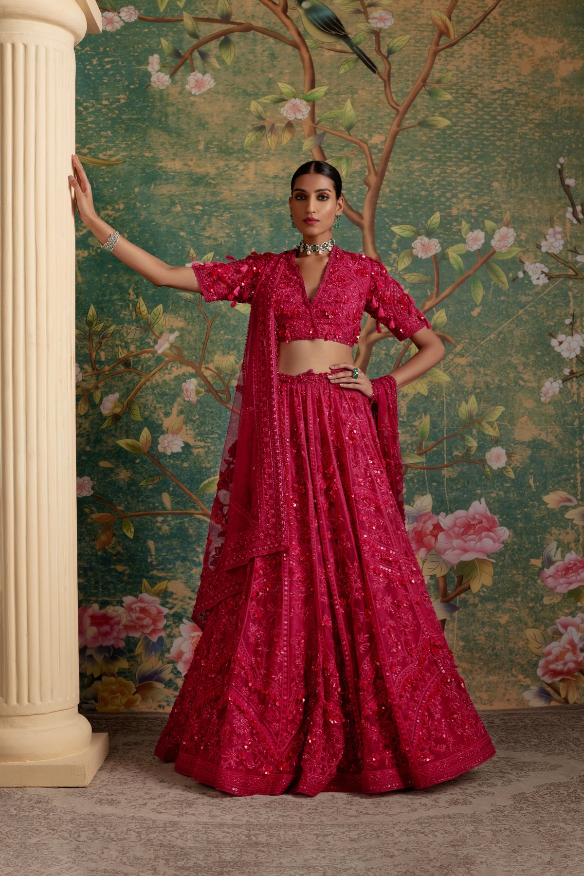 Dream Deep Fuschia Lehenga Set
