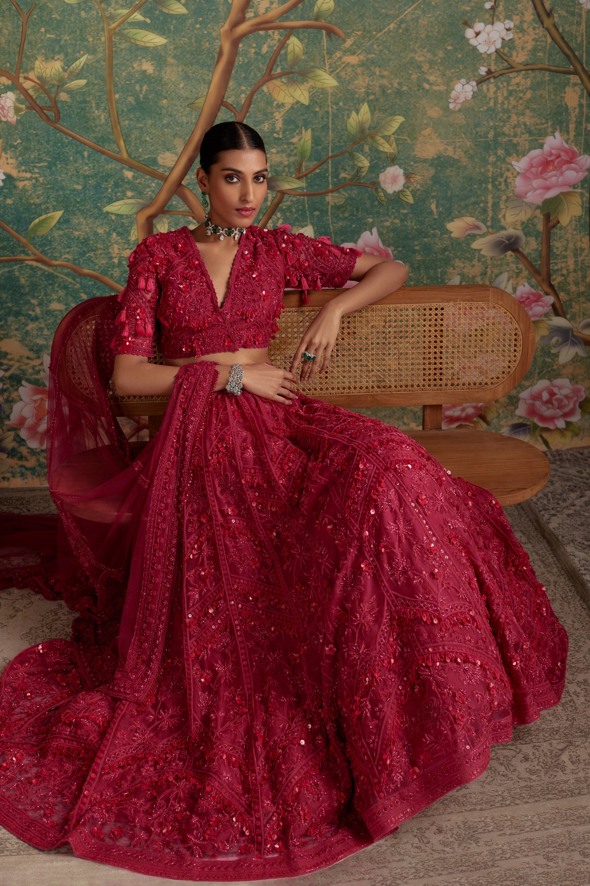 Dream Deep Fuschia Lehenga Set