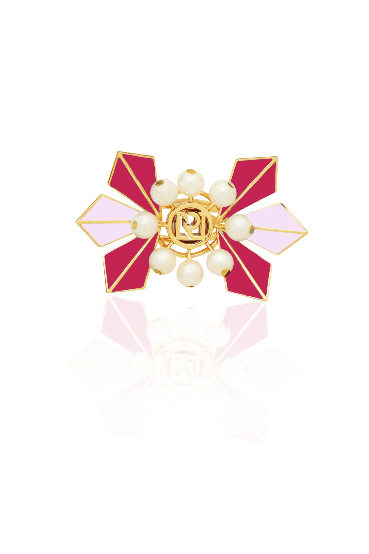 Pink Ziva Statement Ring