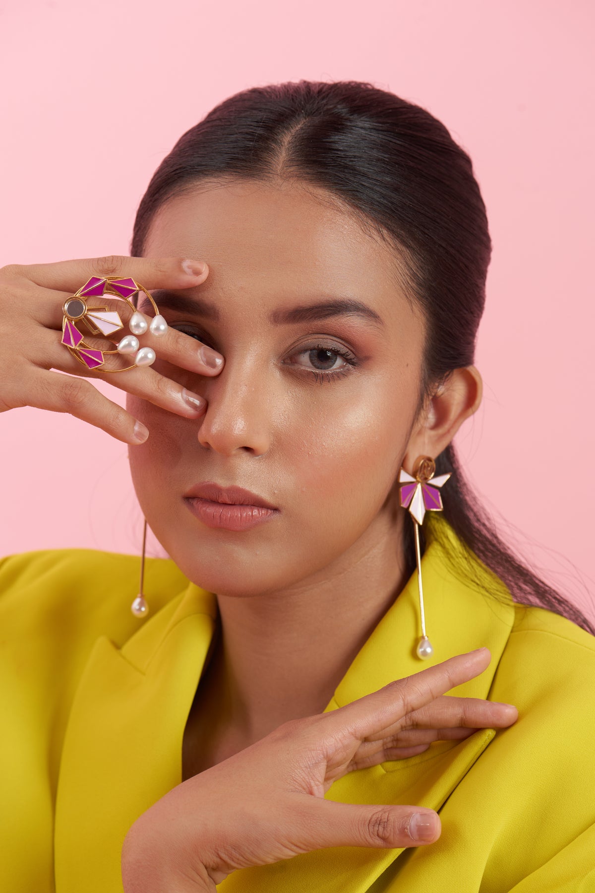 Pink Luna Swing Ring