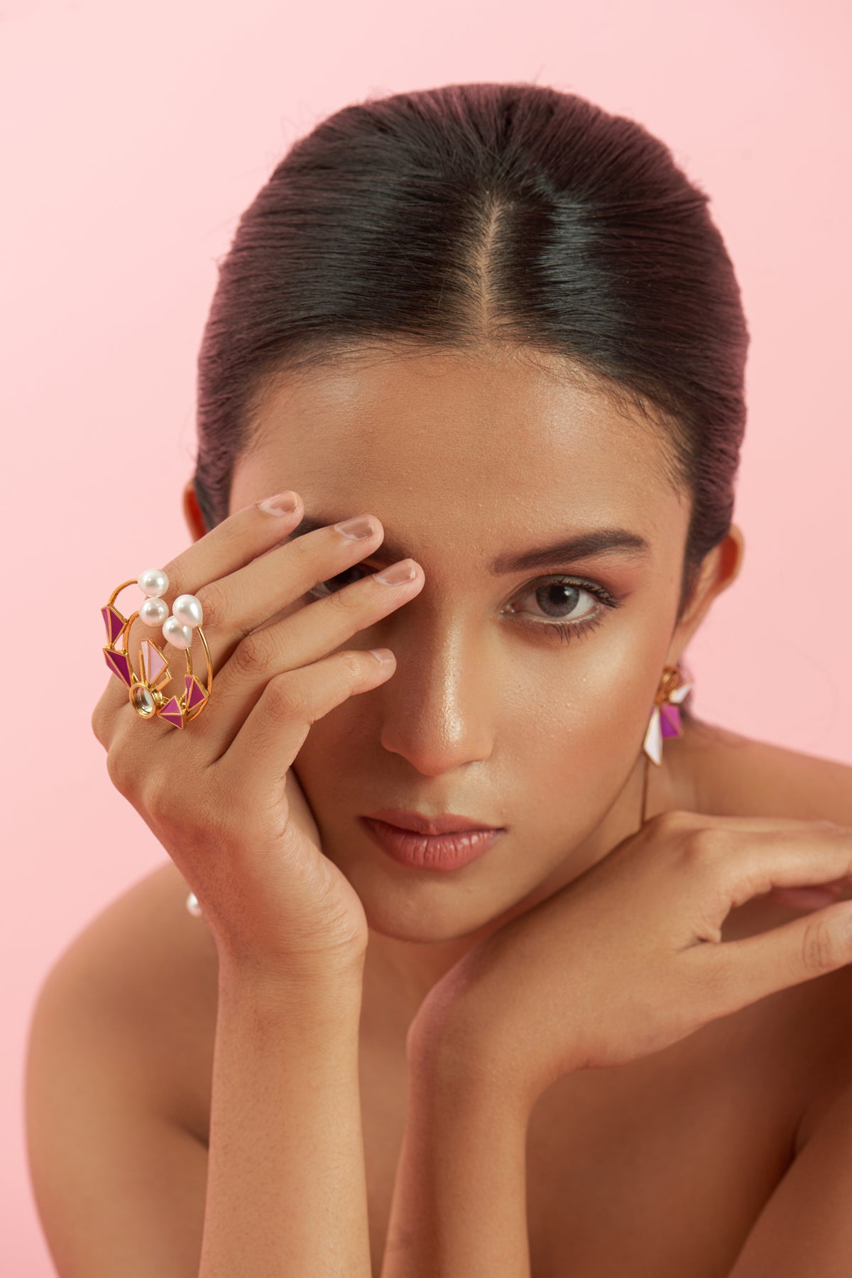 Pink Luna Swing Ring