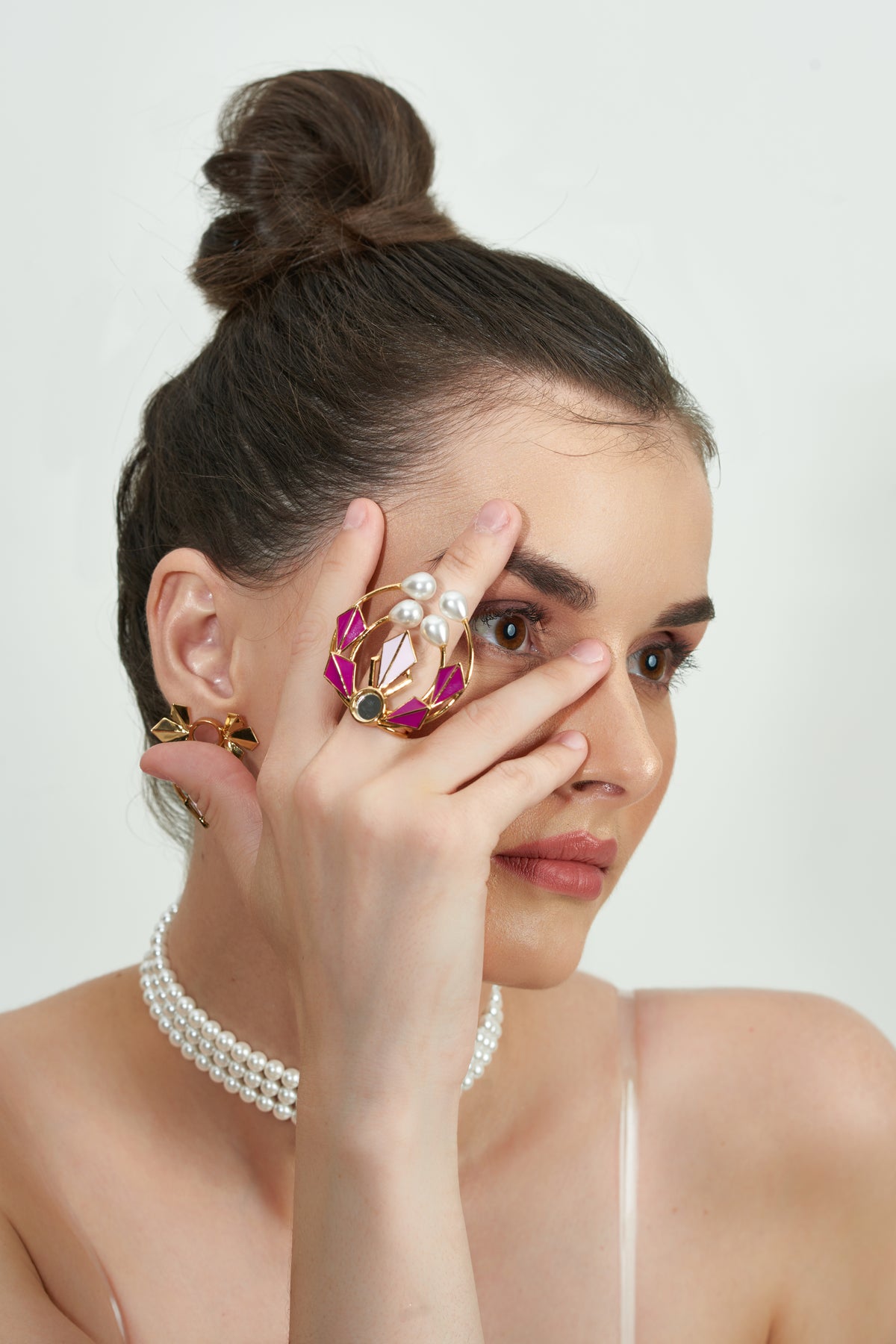 Pink Luna Swing Ring