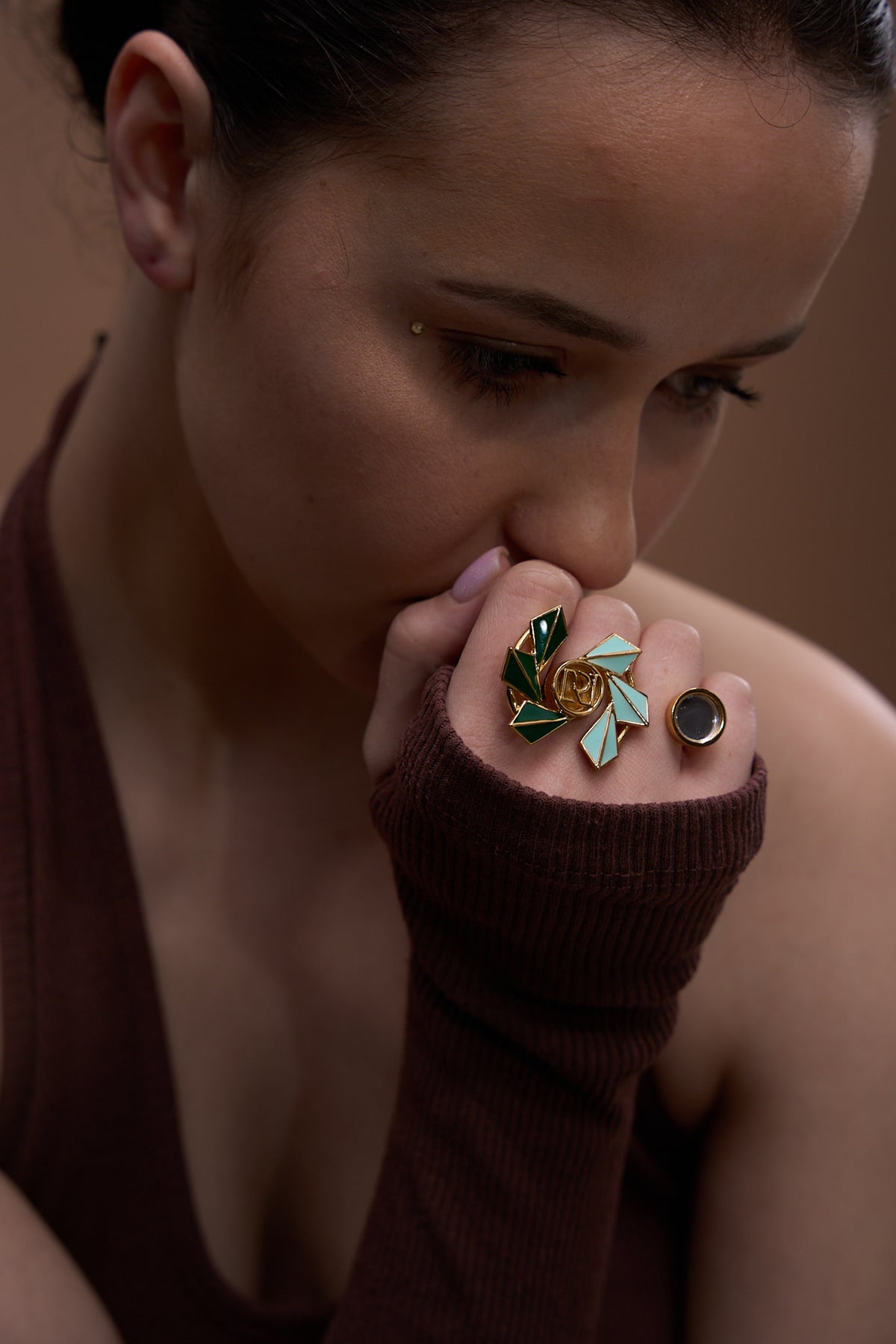 Blue Cressida Ring