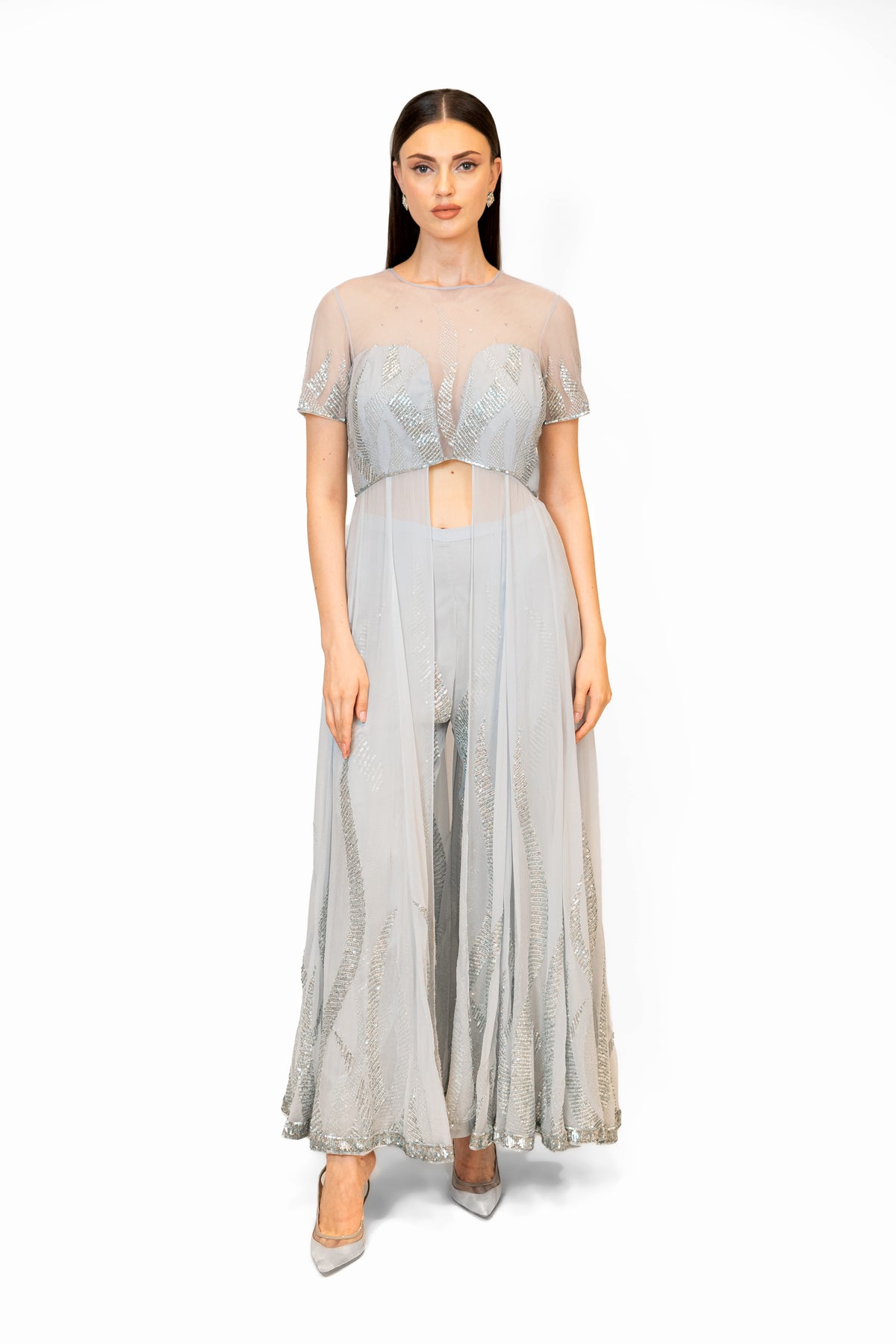 Adah Gown With Embroidery Pant