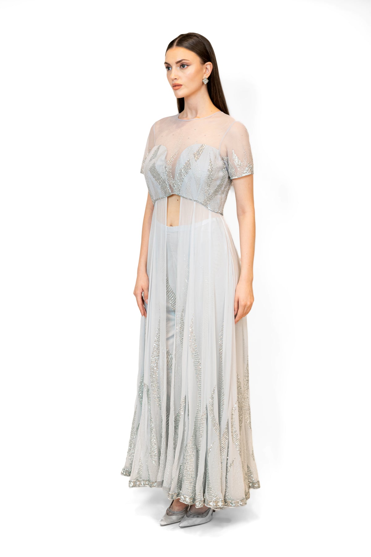 Adah Gown With Embroidery Pant