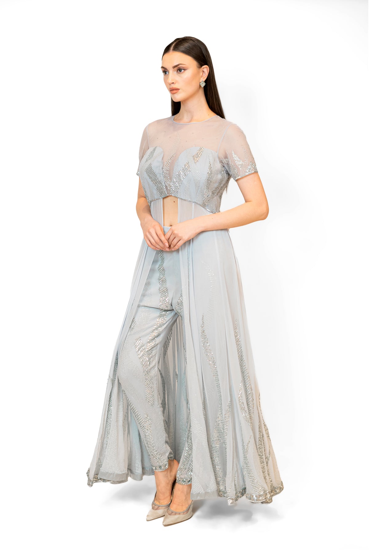 Adah Gown With Embroidery Pant