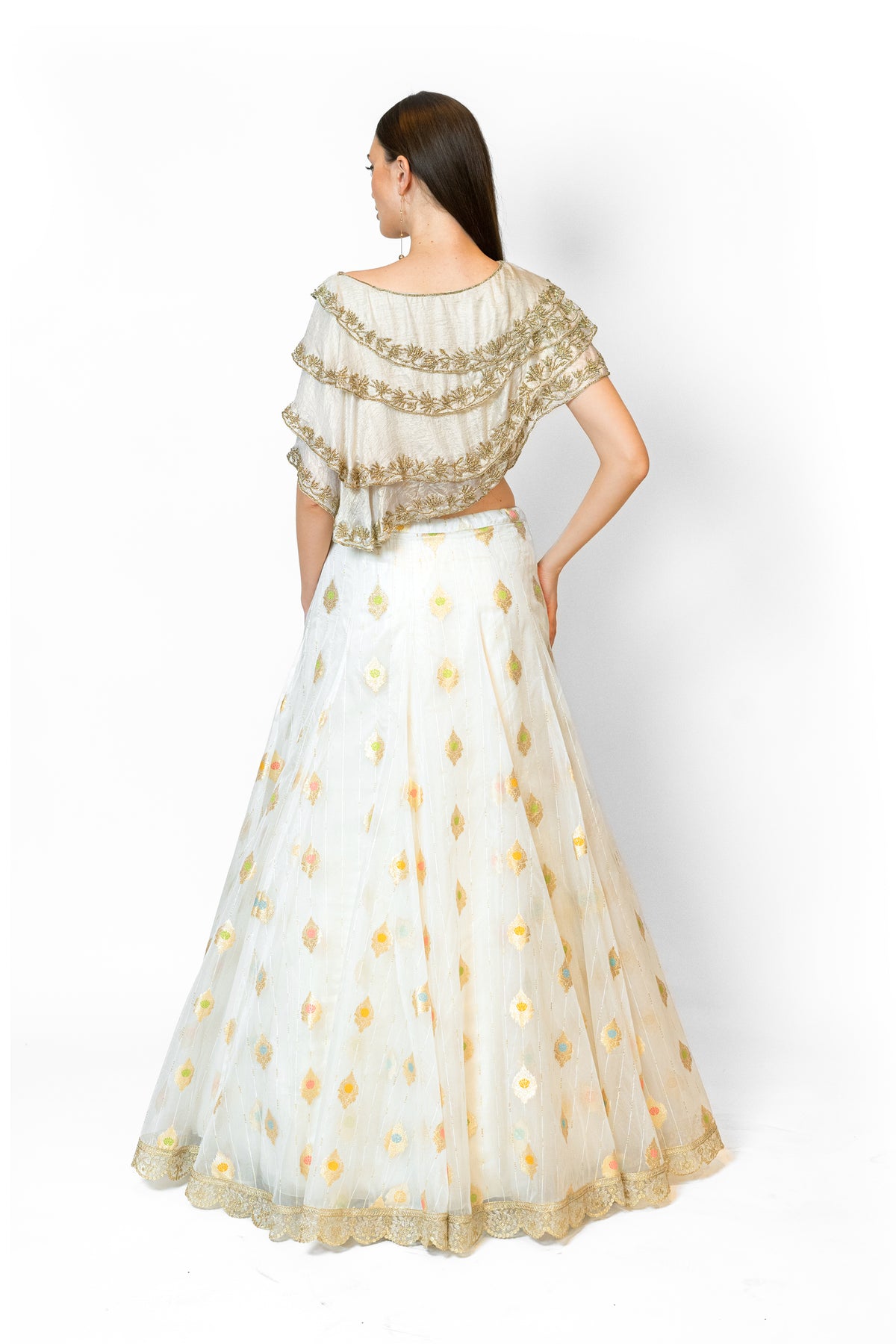 Ivory Nadia Lehenga Set