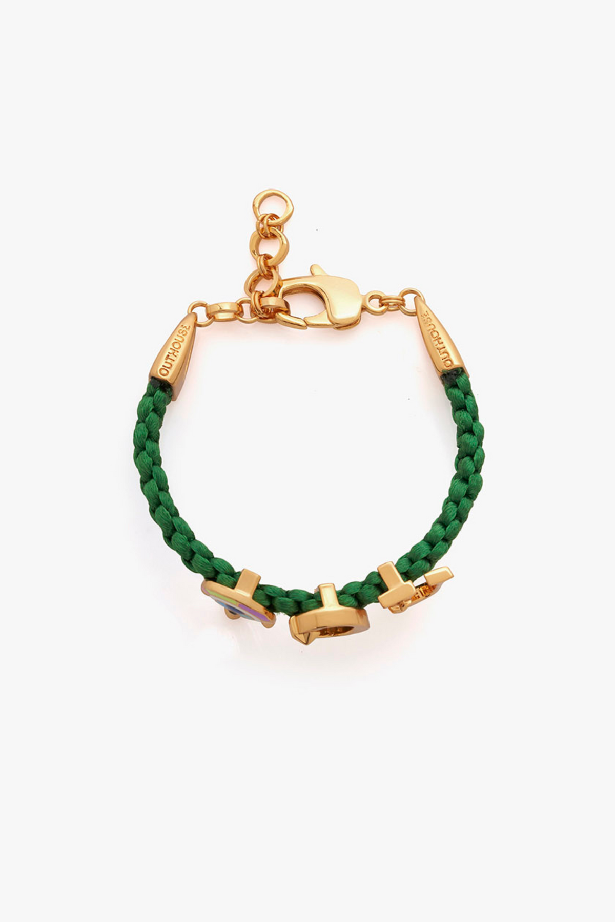Love Links Bracelet in Green