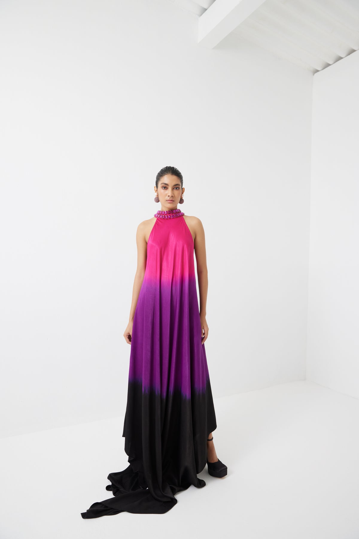 Leheriya Halter Dress
