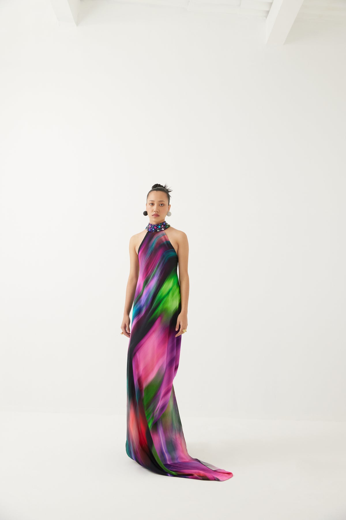 Milky Way Halter Dress