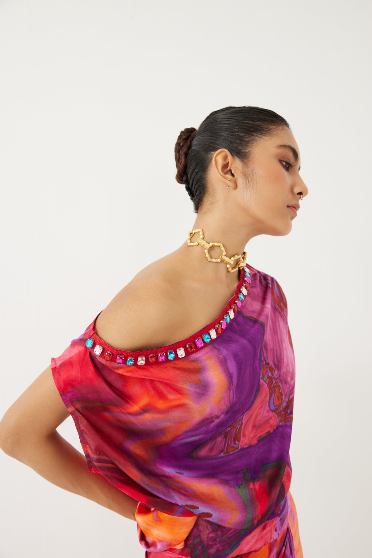 Red Sea Draped Co-ord Set