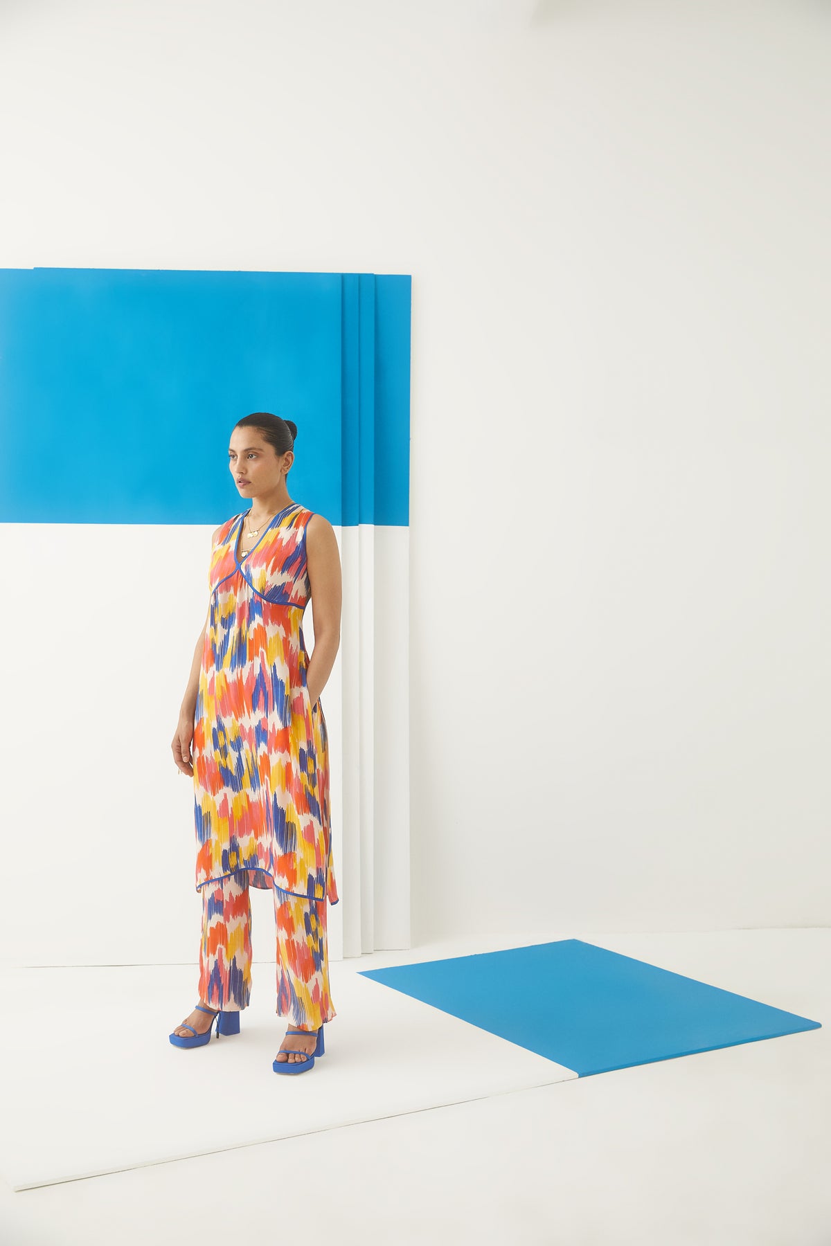 Ikat Tunics With Trousers