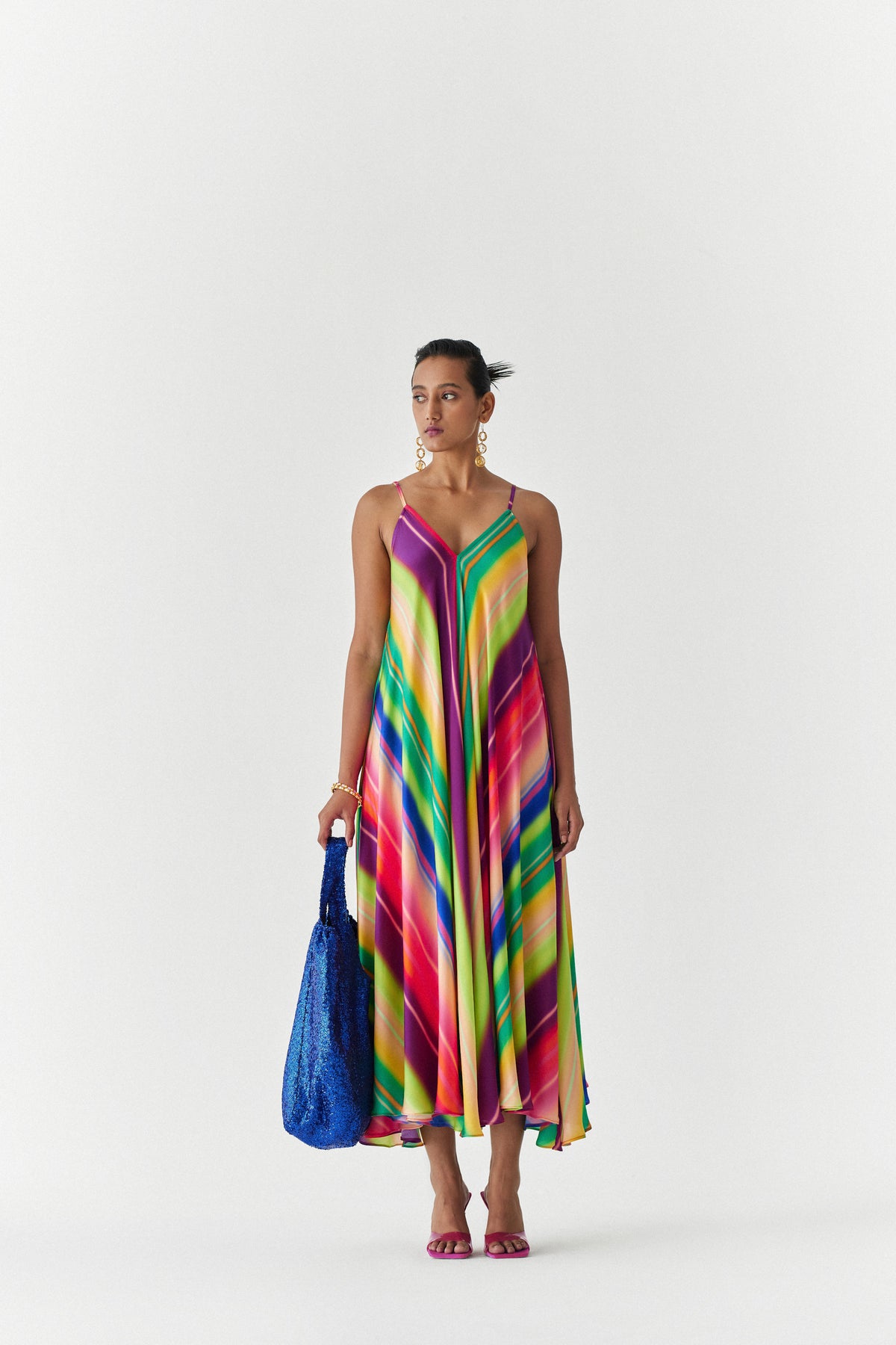 Rainbow Strappy Dress