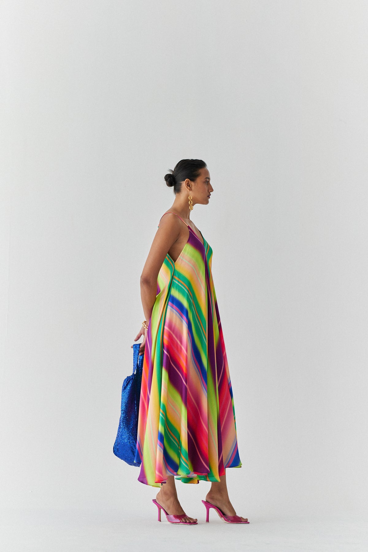 Rainbow Strappy Dress