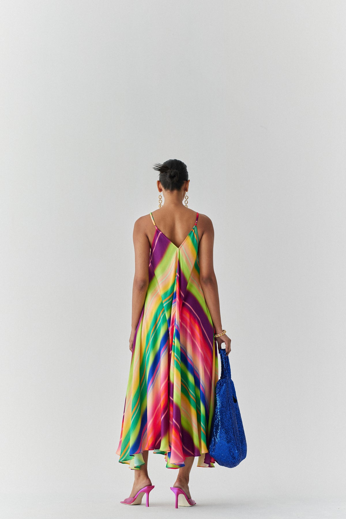 Rainbow Strappy Dress