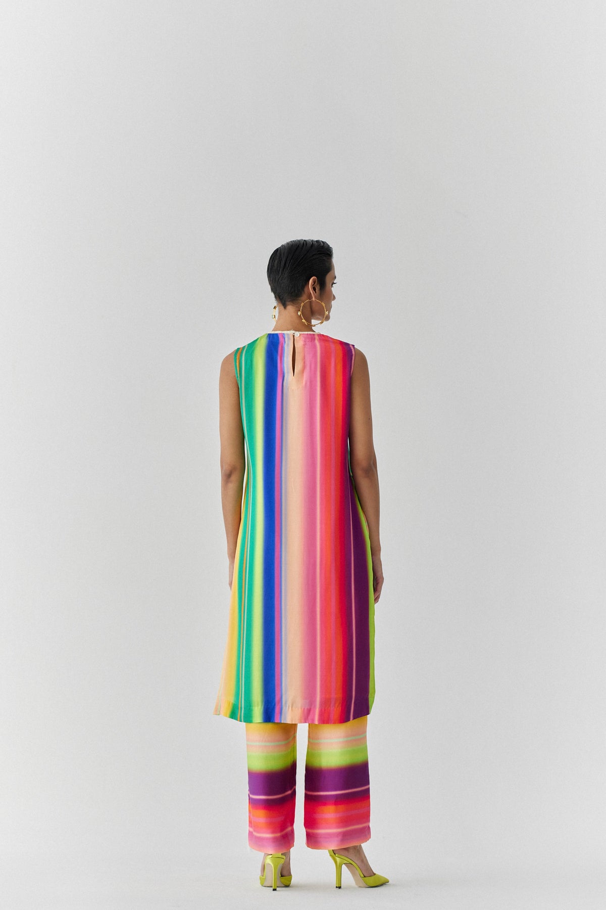 Rainbow Kurta And Pants Co-ord