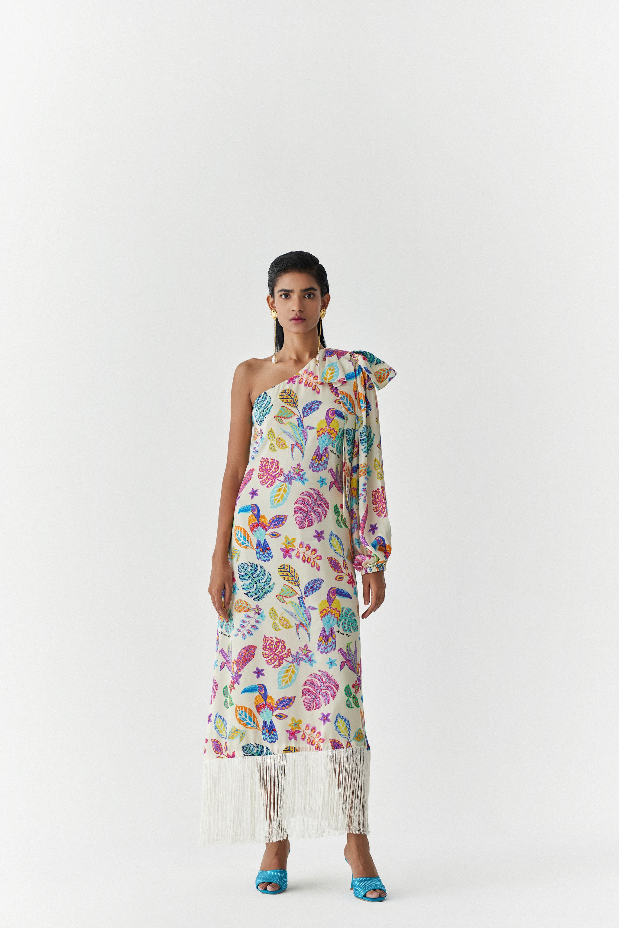 amazon one shoulder dress Studio Rigu