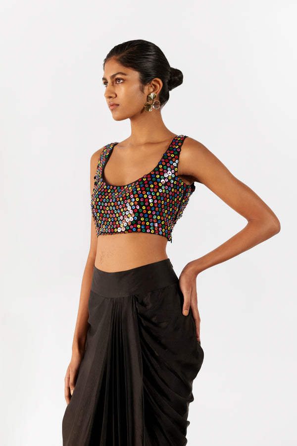 Studio Rigu - Firefly Blouse and Draped Skirt - Elahe