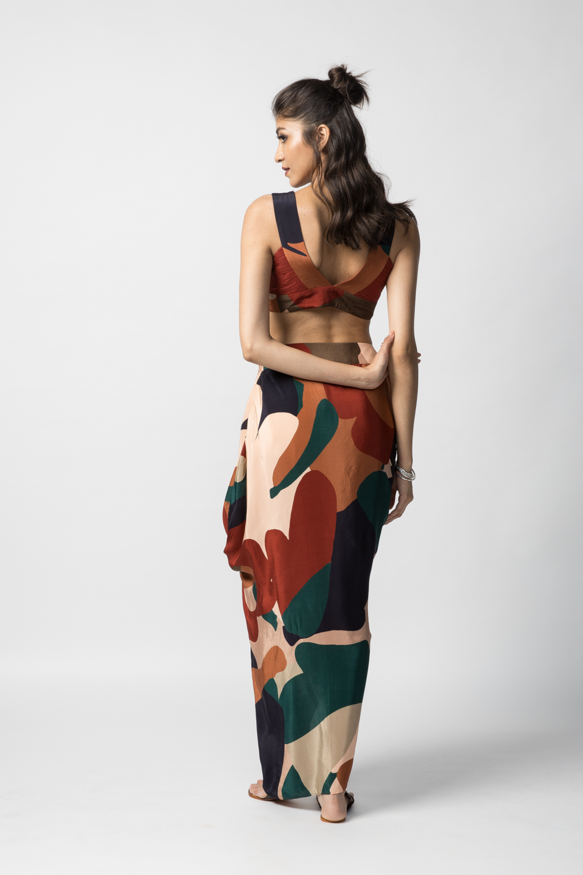 Ruby Hand Embroidered Skirt Set