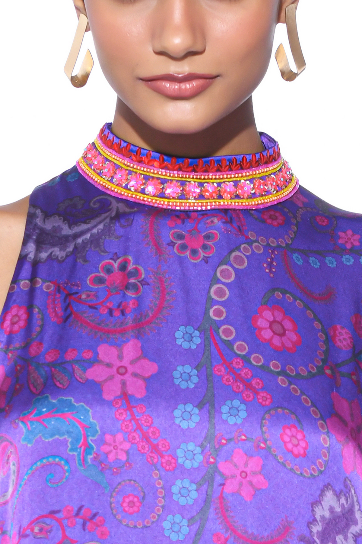 Royal Purple One Shouleder Dress