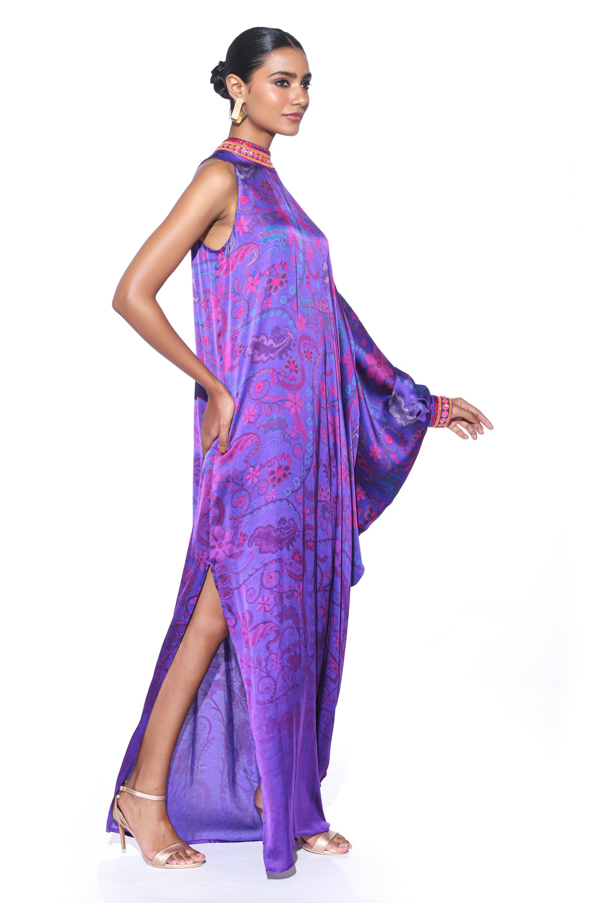 Royal Purple One Shouleder Dress