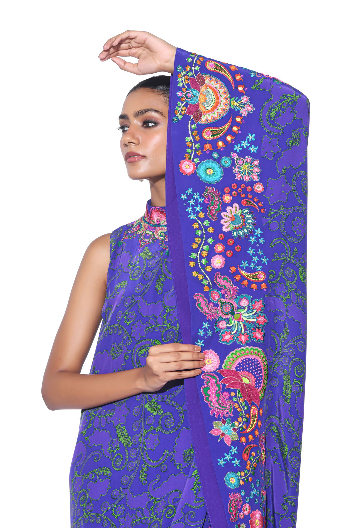 Royal Purple One Shoulder Dress and Jumpsuit