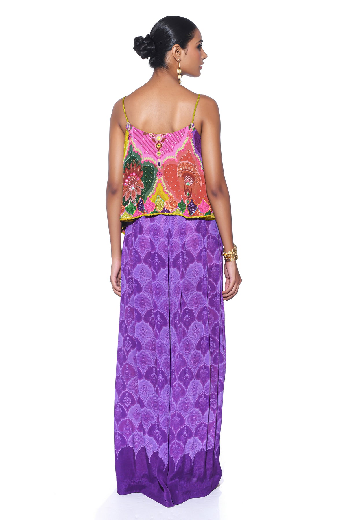 Multi Color Embroidered Co-ord Set