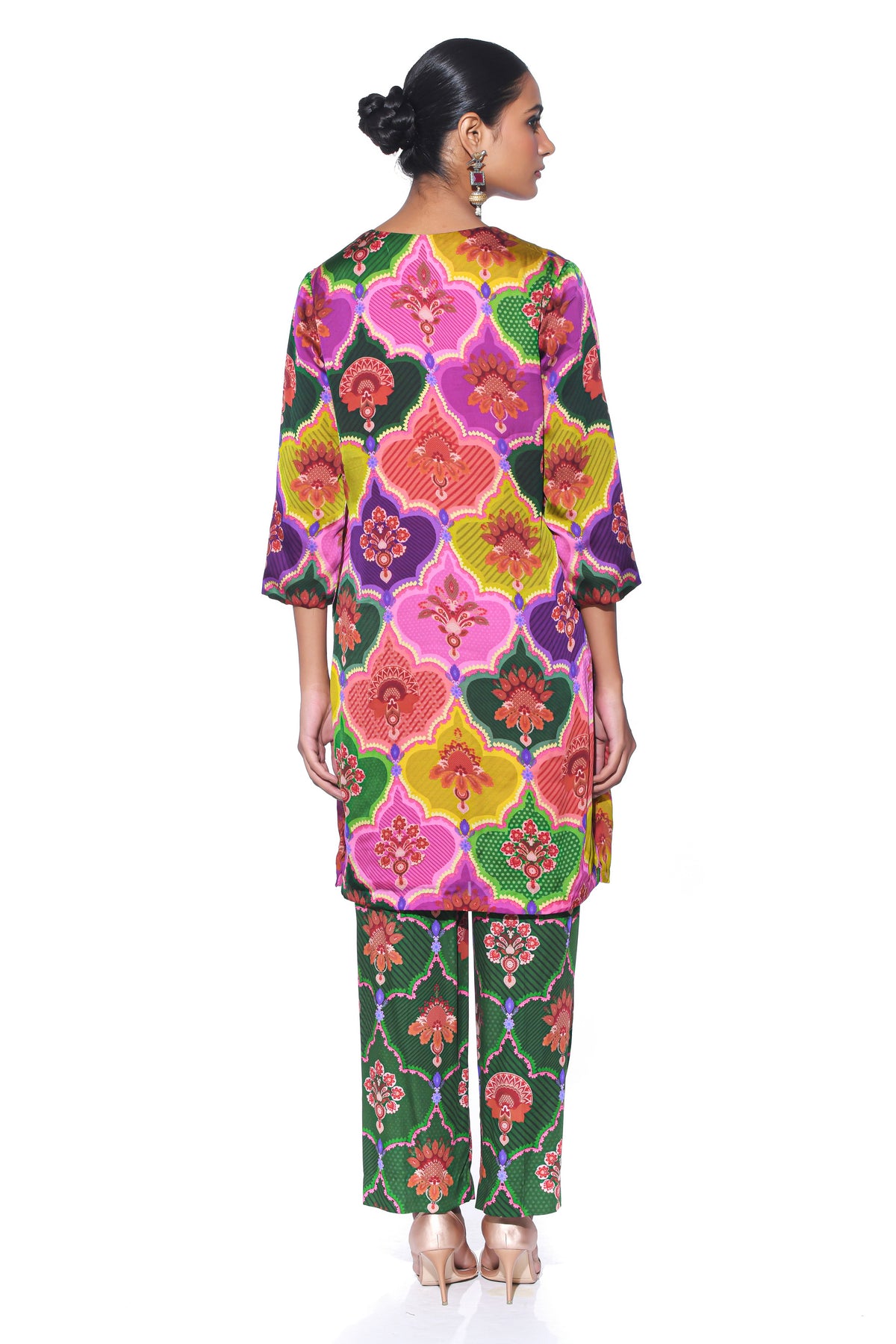 Multi Color Kurta Coord Set