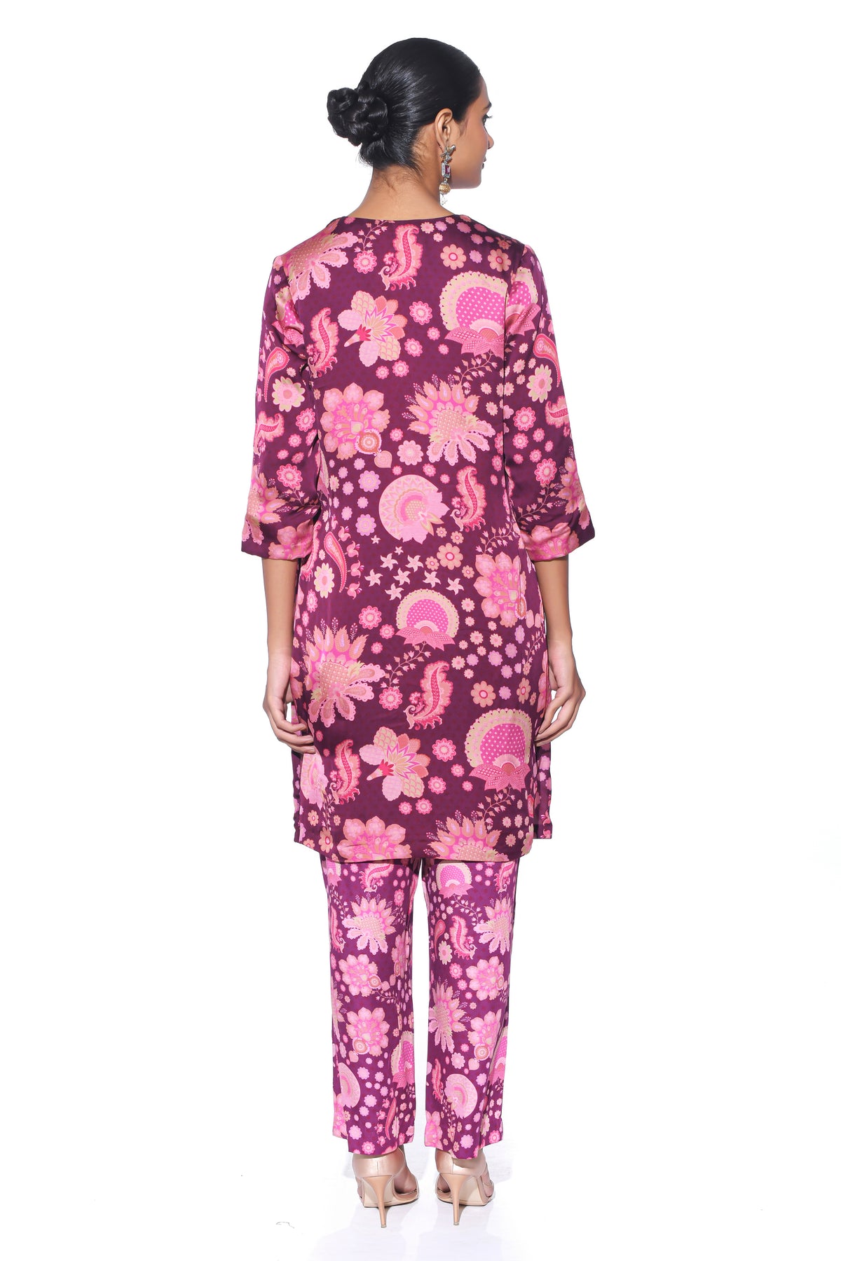 Crimson Kurta Co-ord Set