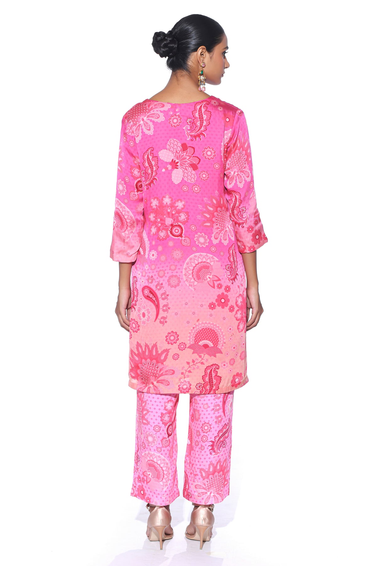 Burgundy Kurta Co-ord Set