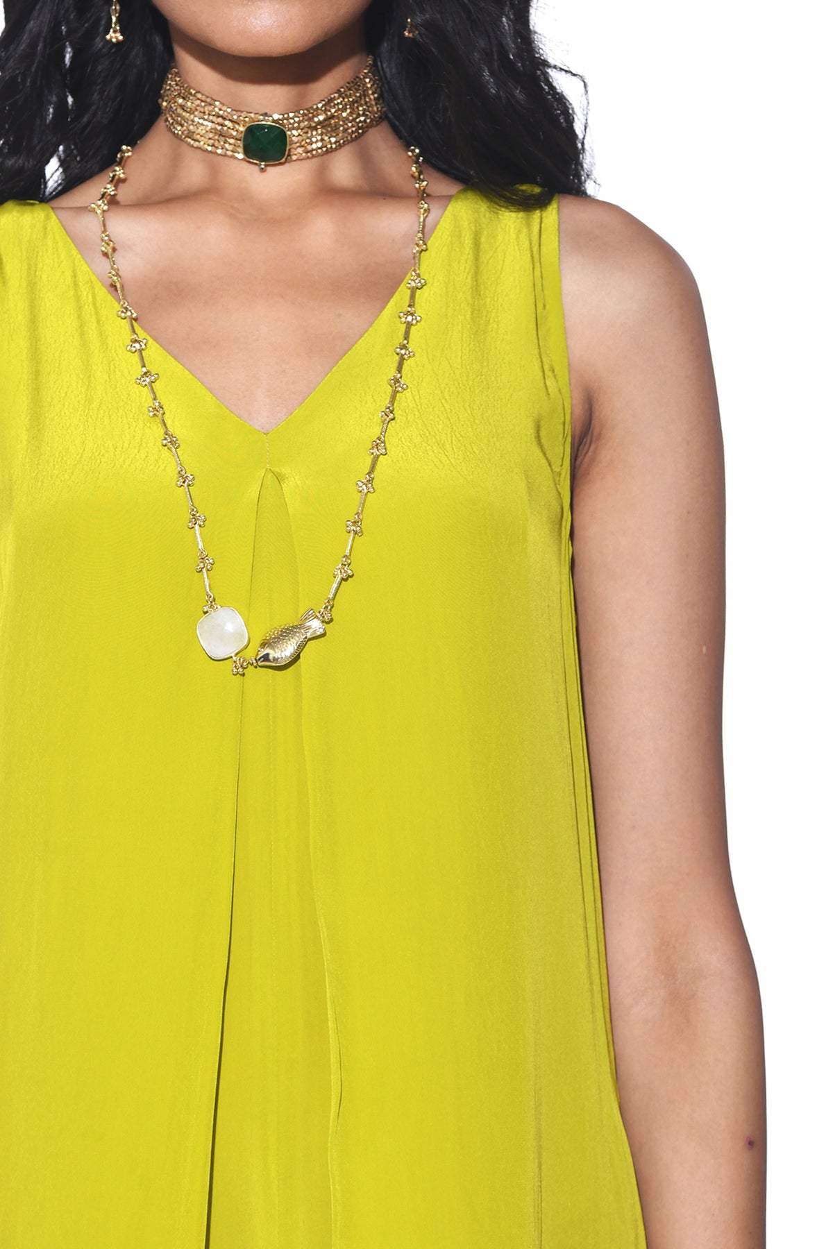 Lime Green Jumpsuit.