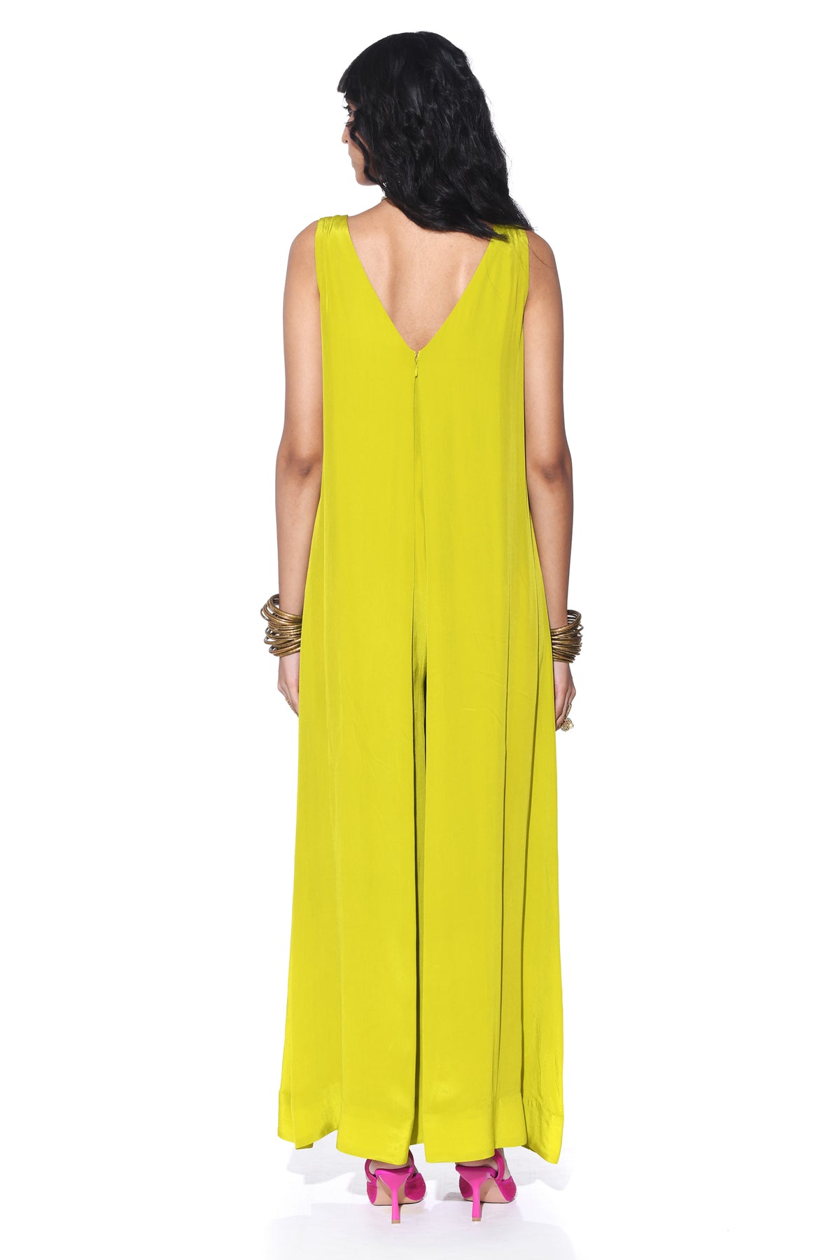 Lime Green Jumpsuit.