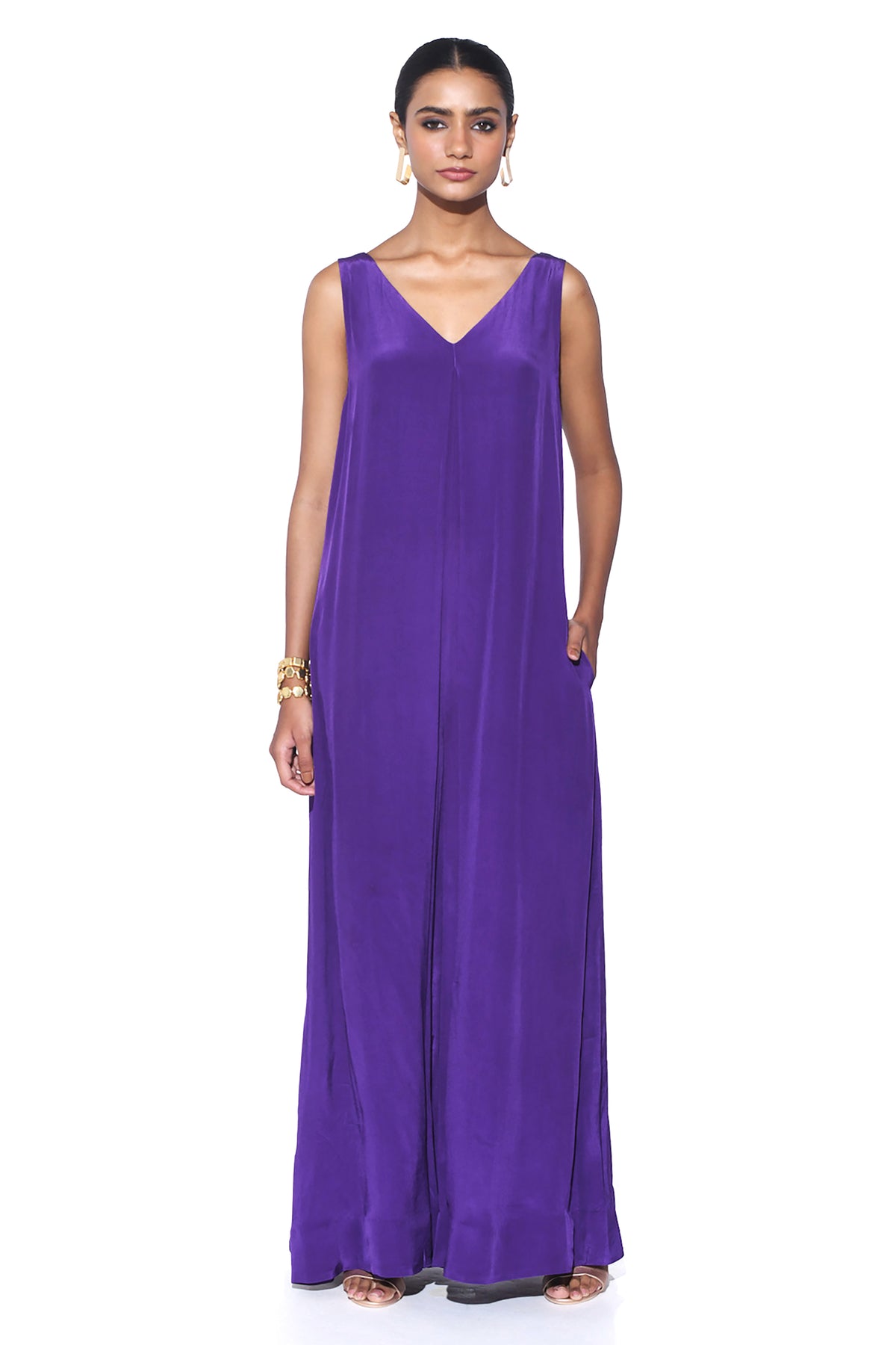 Tangy Purple Jumpsuit.