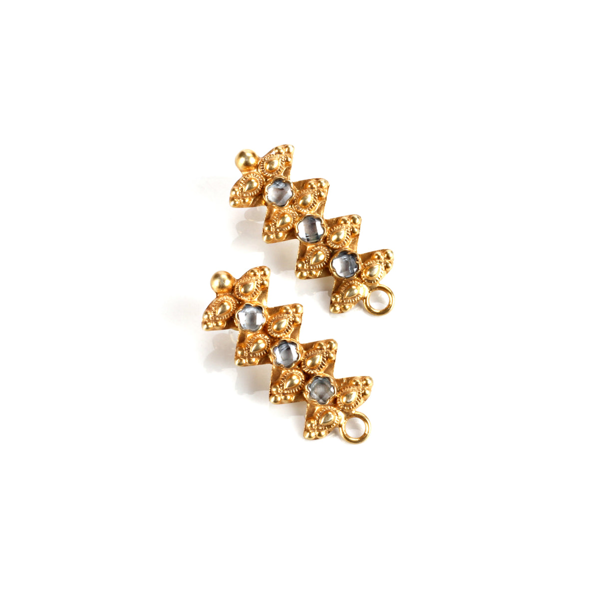 925 Gold Plating Silver Earring