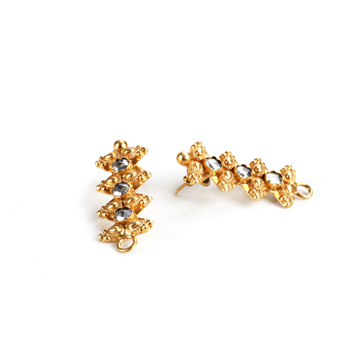 925 Gold Plating Silver Earring
