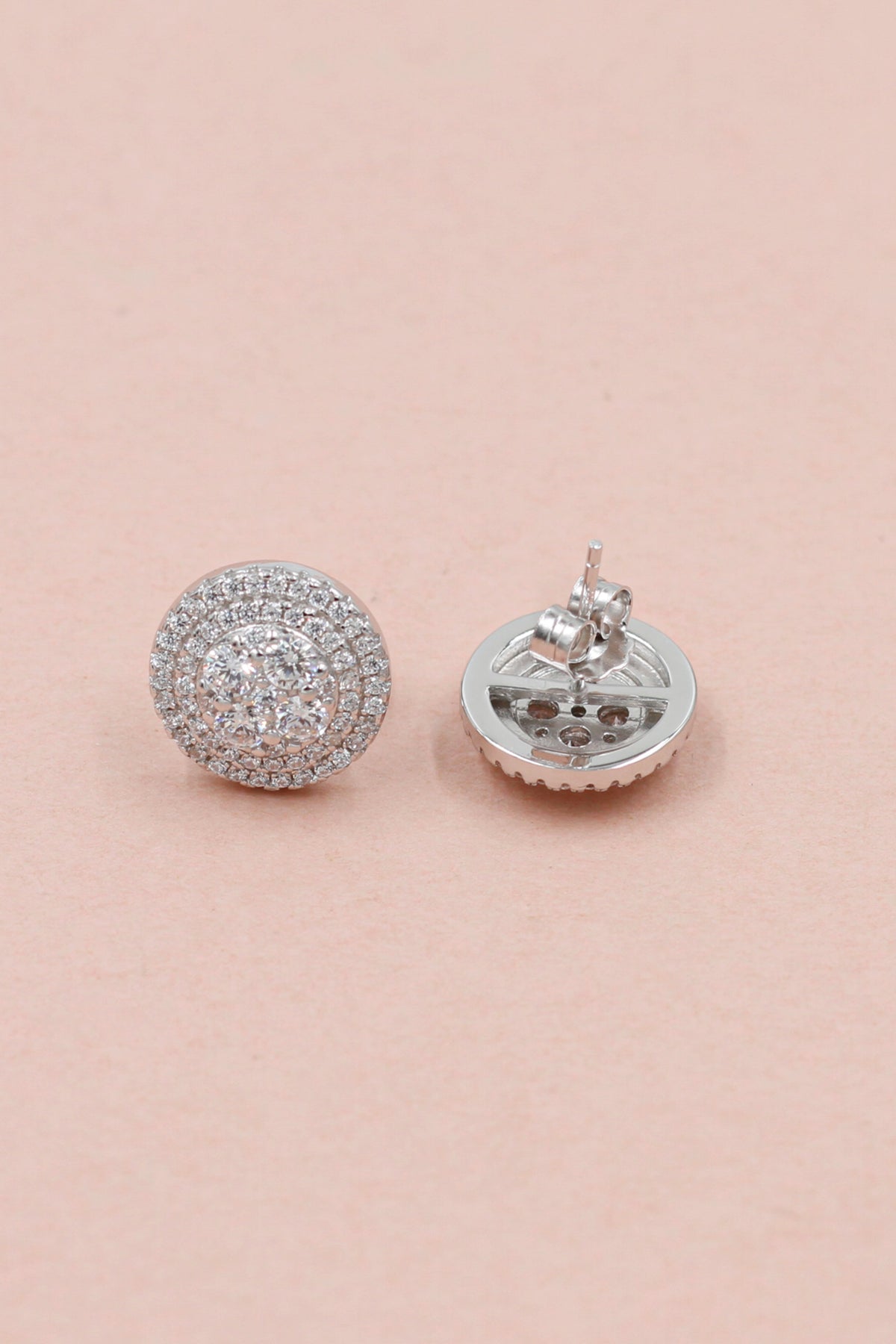 Twilight Shimmer Silver Studs