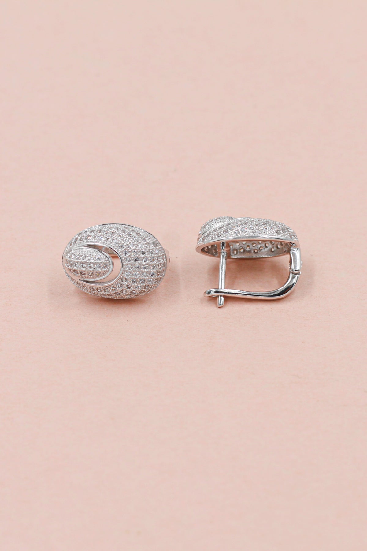 Crystal Sparkle Stud Earrings