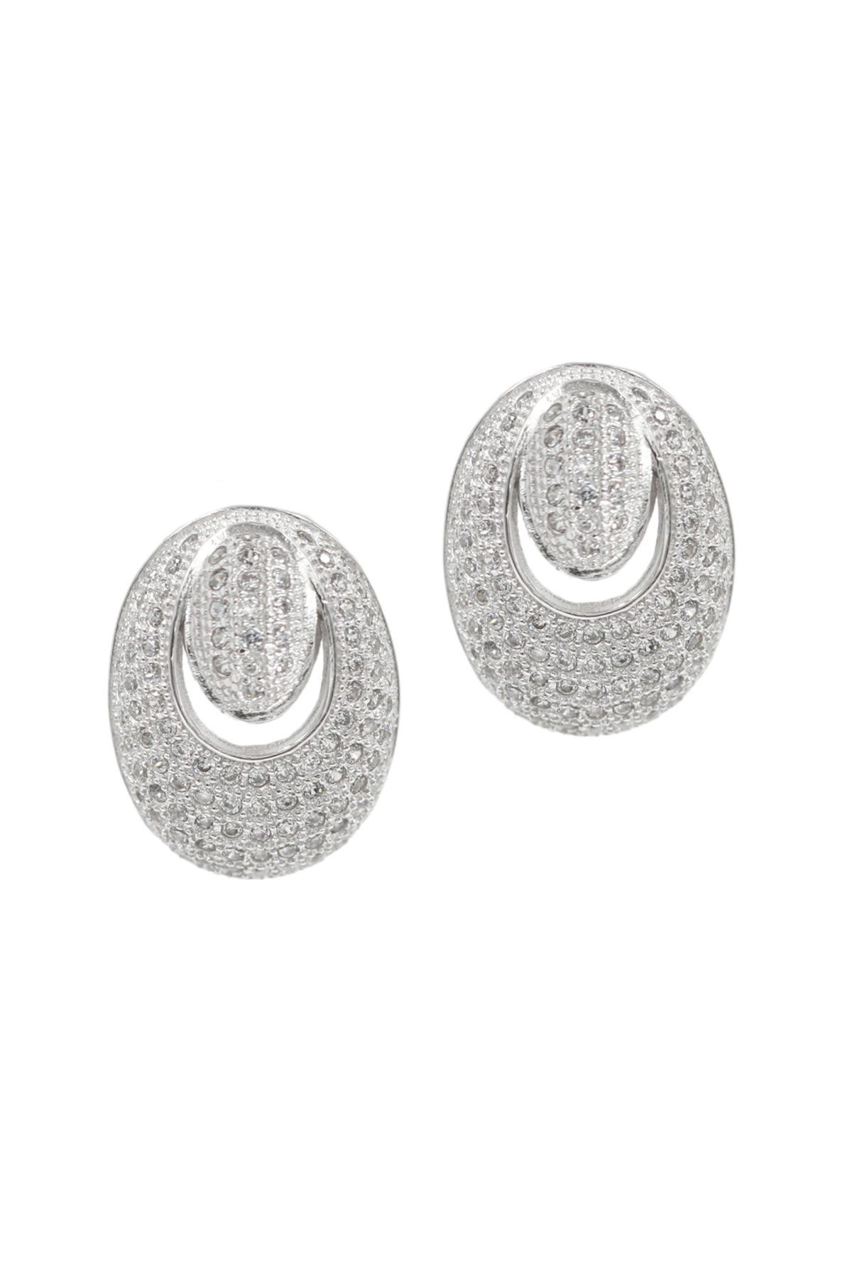 Crystal Sparkle Stud Earrings