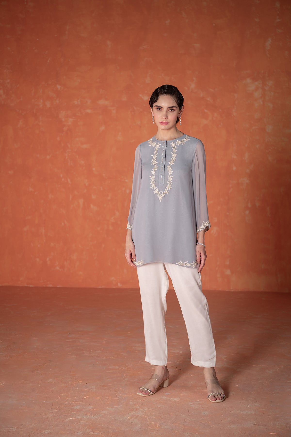 Stone Blue Adena Tunic