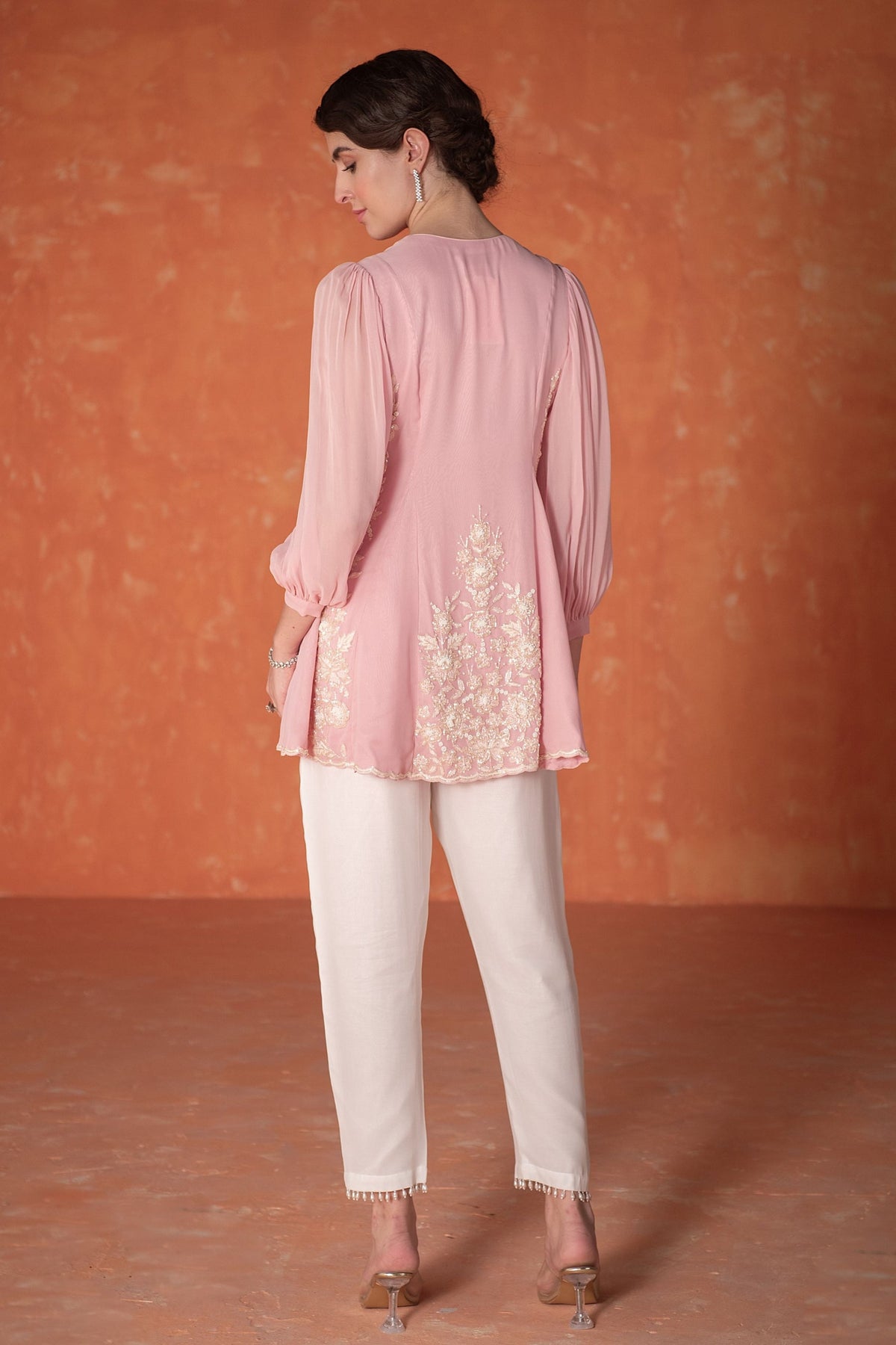 Pink Godet Tunic